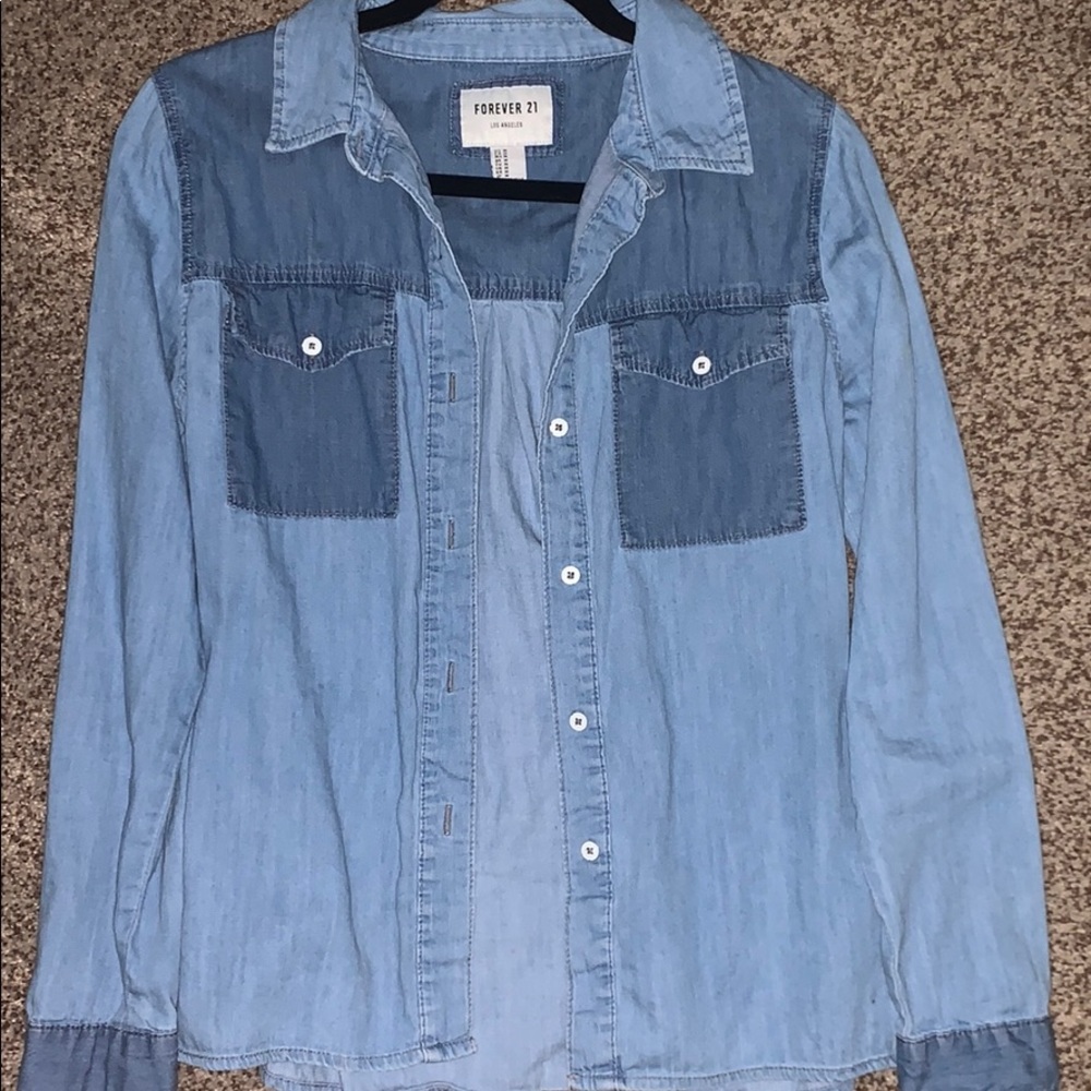 Jean shirt from Forever21